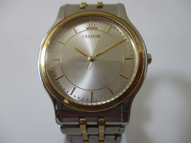 SEIKO/セイコー】 CREDOR クレドール 腕時計 9571-6020 18KTベゼル 