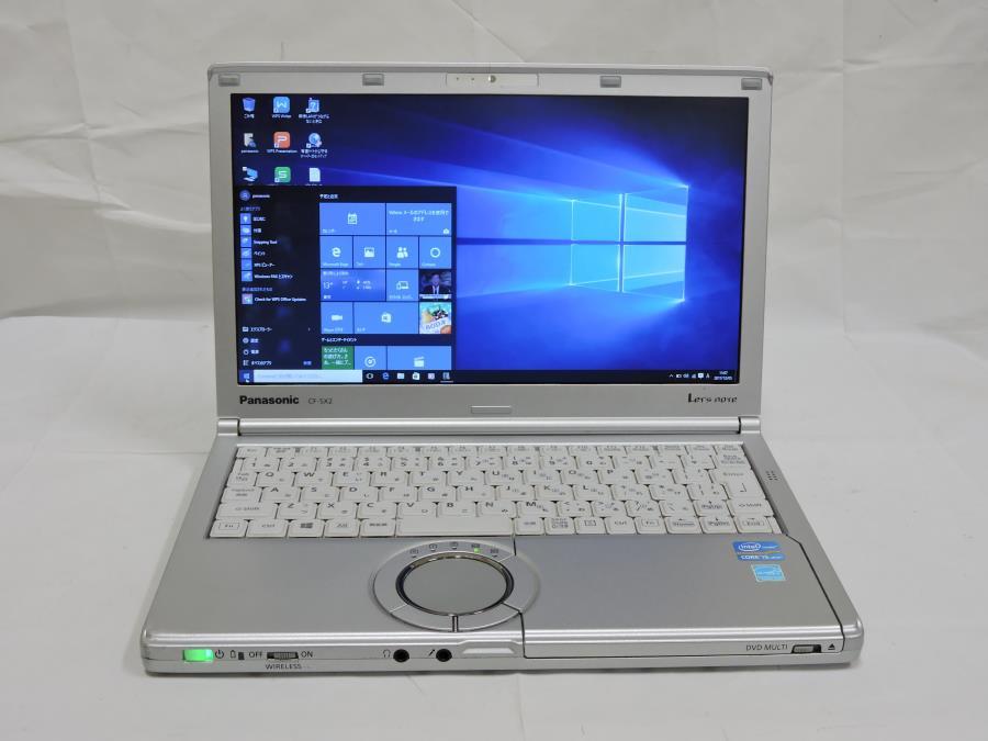 即日発送可 12.1型 中古良品 Panasonic CF-SX2ADHCS Win10/三世代Core i5/4G/250G/無線/カメラ/DtoD/Kingsoft Office 2016 税無 中古PC