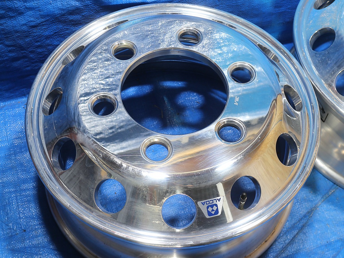 札幌発 ALCOA FORGED 17.5×6.00 135 PCD222.25-6H 2本 a506 3t 3.5