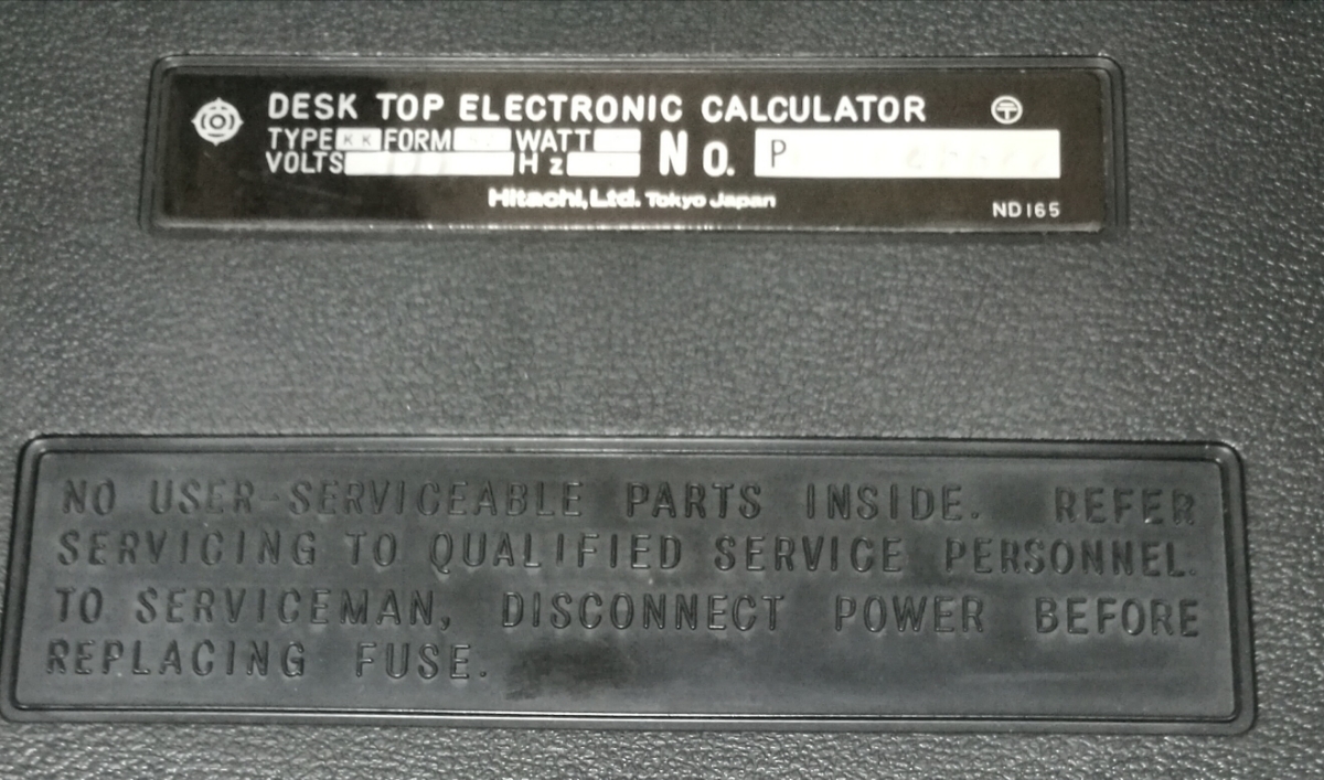 レトロ計算機 ニキシー管キャノーラ 1200 箱付き 昭和44年