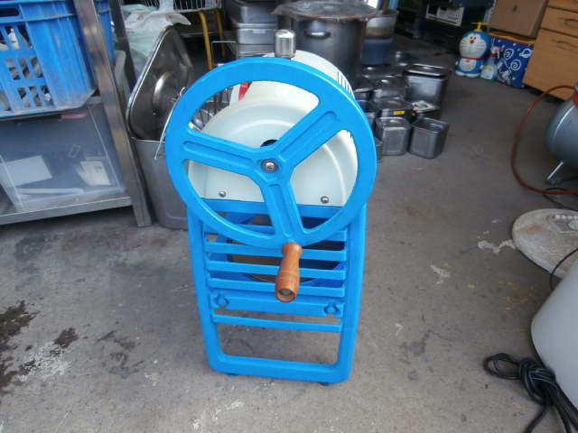 o804-4 初雪 手動式かき氷機 アイススライサーHA-3N/角氷_5