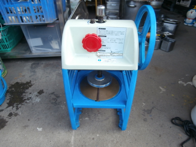 o804-4 初雪 手動式かき氷機 アイススライサーHA-3N/角氷_6