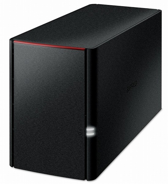 バッファロー□LS220D0202C□NAS 2TB RAID DLNA DTCP-IP ネットワーク
