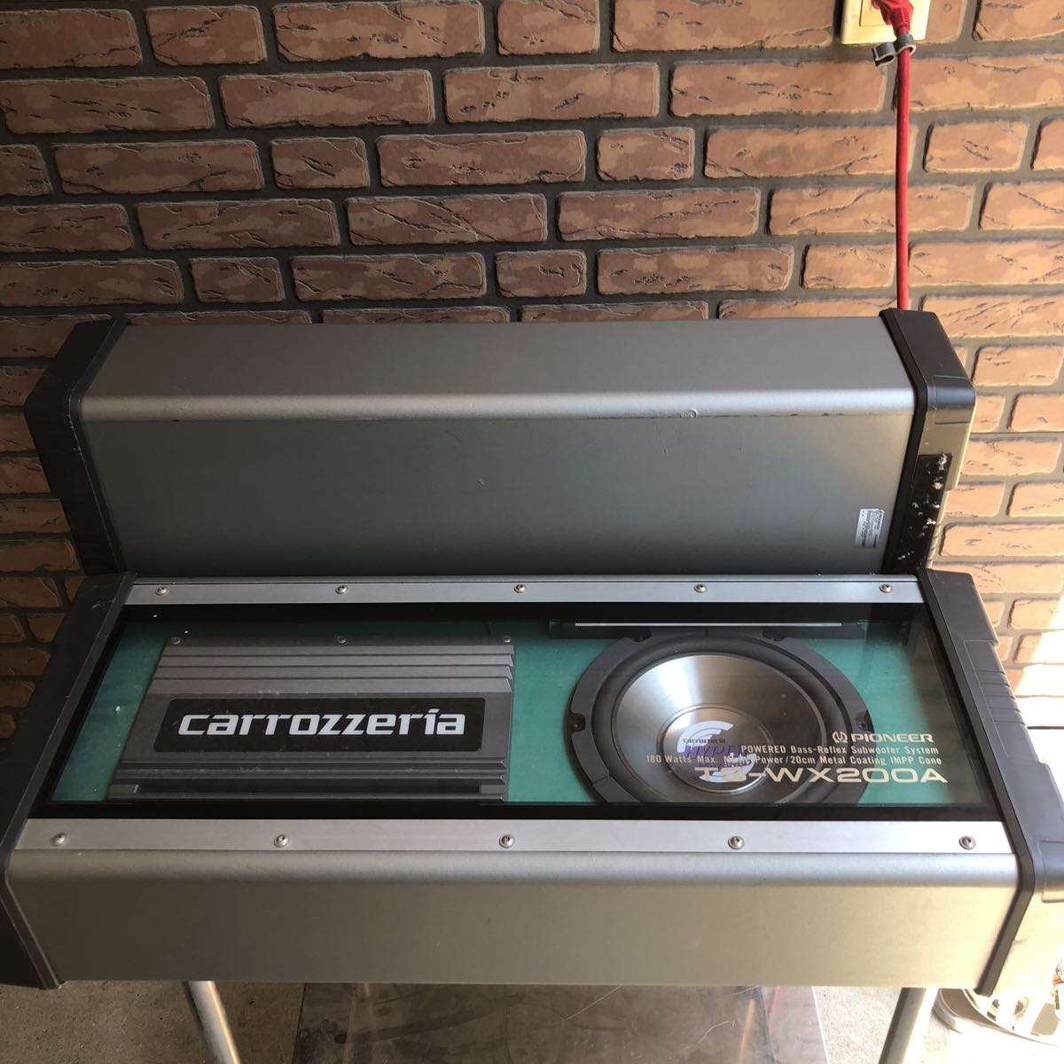 カロッツェリア TS-WX200A パワーサブウーファー 2つで本休だげです