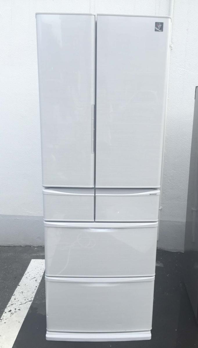 ○ SHARP シャープ 冷凍冷蔵庫 SJ-PF46C-H フレンチドア 2016年製 455L