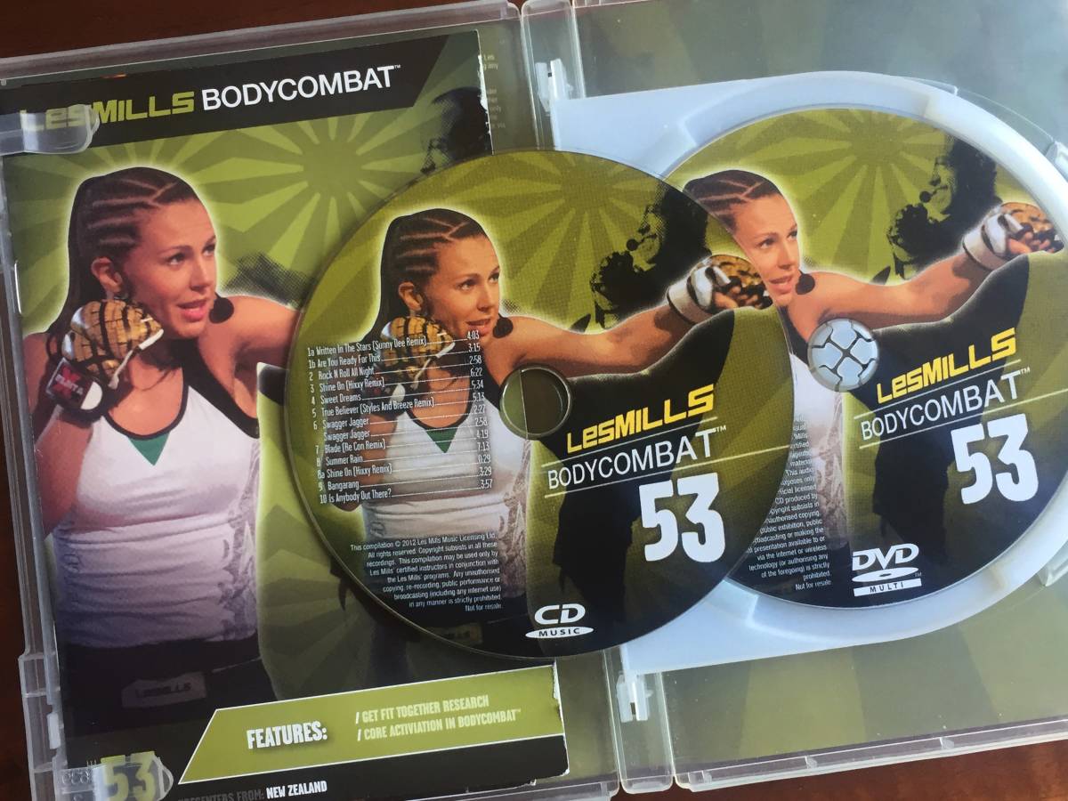 レスミルズ lesmills ボディコンバット 53 教習用DVD+CD 再生 レスミルズ lesmills ボディコンバット 53 教習用DVD+CD 再生