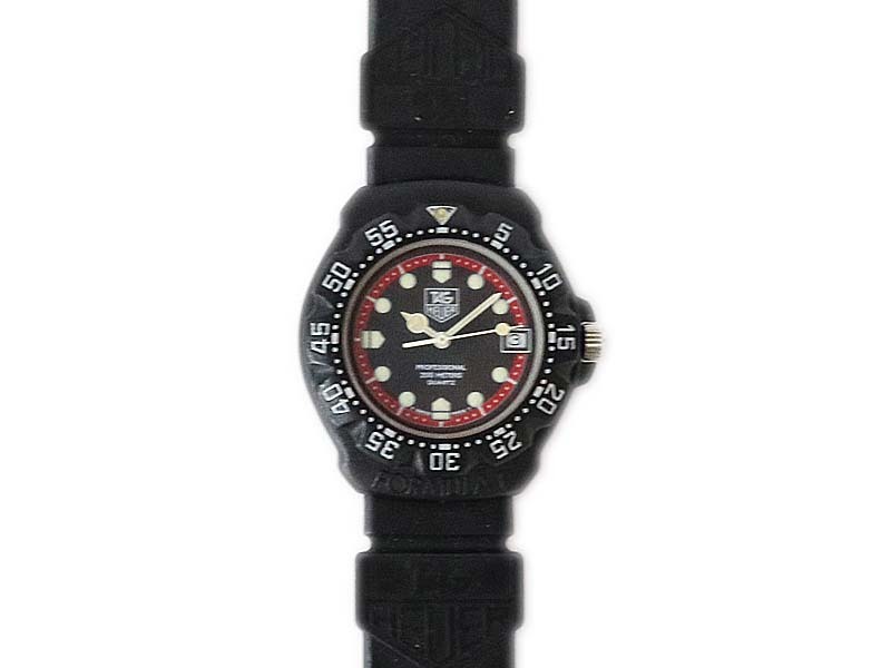 ☆TAG-HEUER【タグホイヤー】383.513/1　ジャンク品　プロフェッショナル　200m　クォーツ　電池切れ 最落なし 1円スタート c18-3939