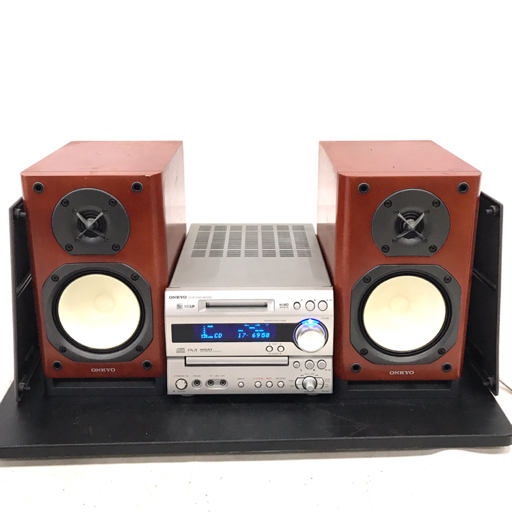 ONKYO オンキョー FR-N9X CD MD チューナー アンプ 通電確認済み