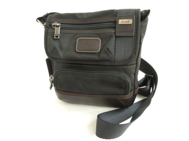 極美品☆トゥミ TUMI 222306 ALPHA BRAVO レザー使い ショルダーバッグ 