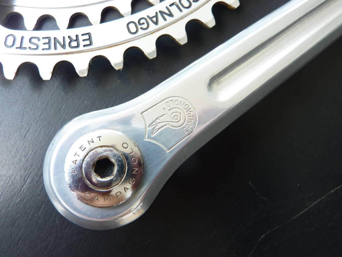 コルナゴ刻印 カンパヌーボレコード クランク＋チェーンリング COLNAGO