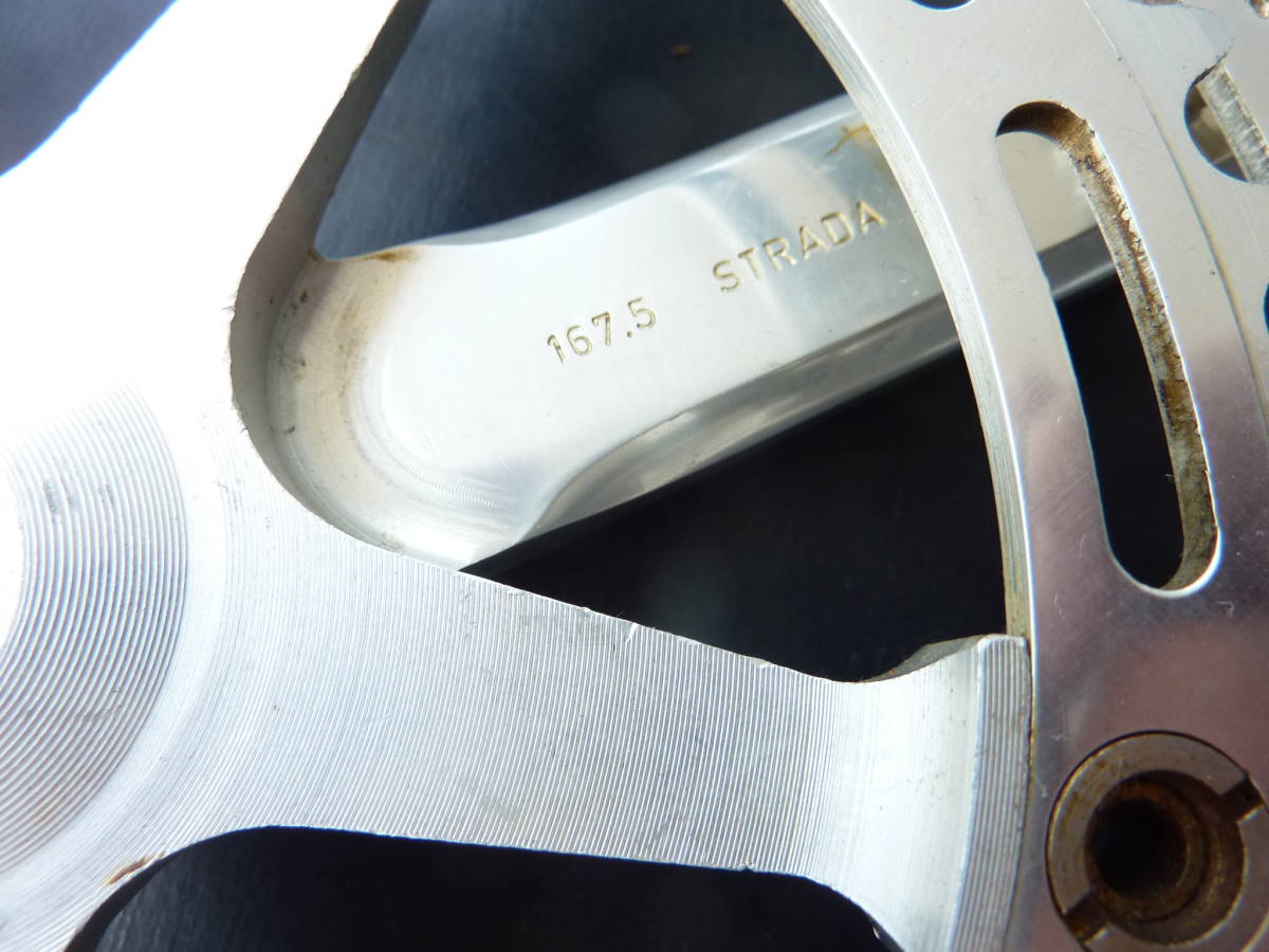 コルナゴ刻印 カンパヌーボレコード クランク＋チェーンリング COLNAGO