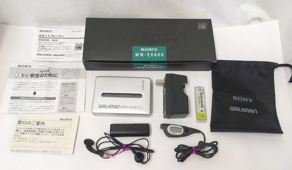 d*2様 動作未確認SONY WALKMAN WM-EX600 カセットプレーヤ d*2様 動作