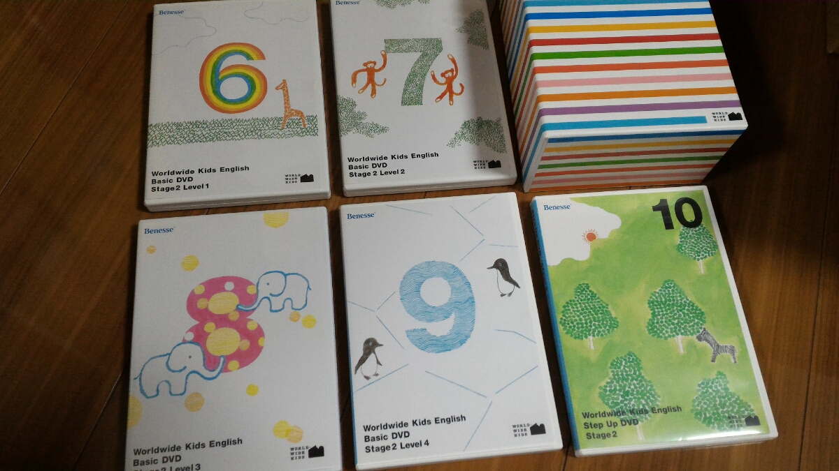 ☆送料無料☆ ワールドワイドキッズ DVD CD stage1～stage6 WWK