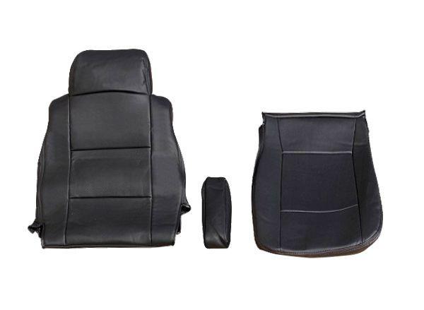 いすゞ 　ファイブスターギガH27.11～シートカバー 艶無し 黒 運転席用 右側　新品