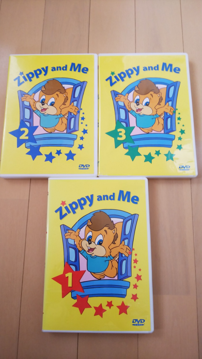 Zippy and Me】ディズニー 英語システム DWE☆DVD、CD、本、箱 セット 