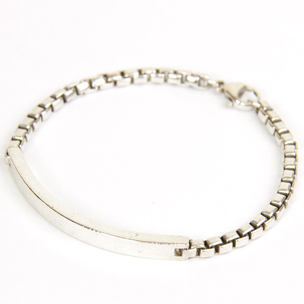 USED』Tiffany&Co. ティファニー ベネチアン リンクID ブレスレット 