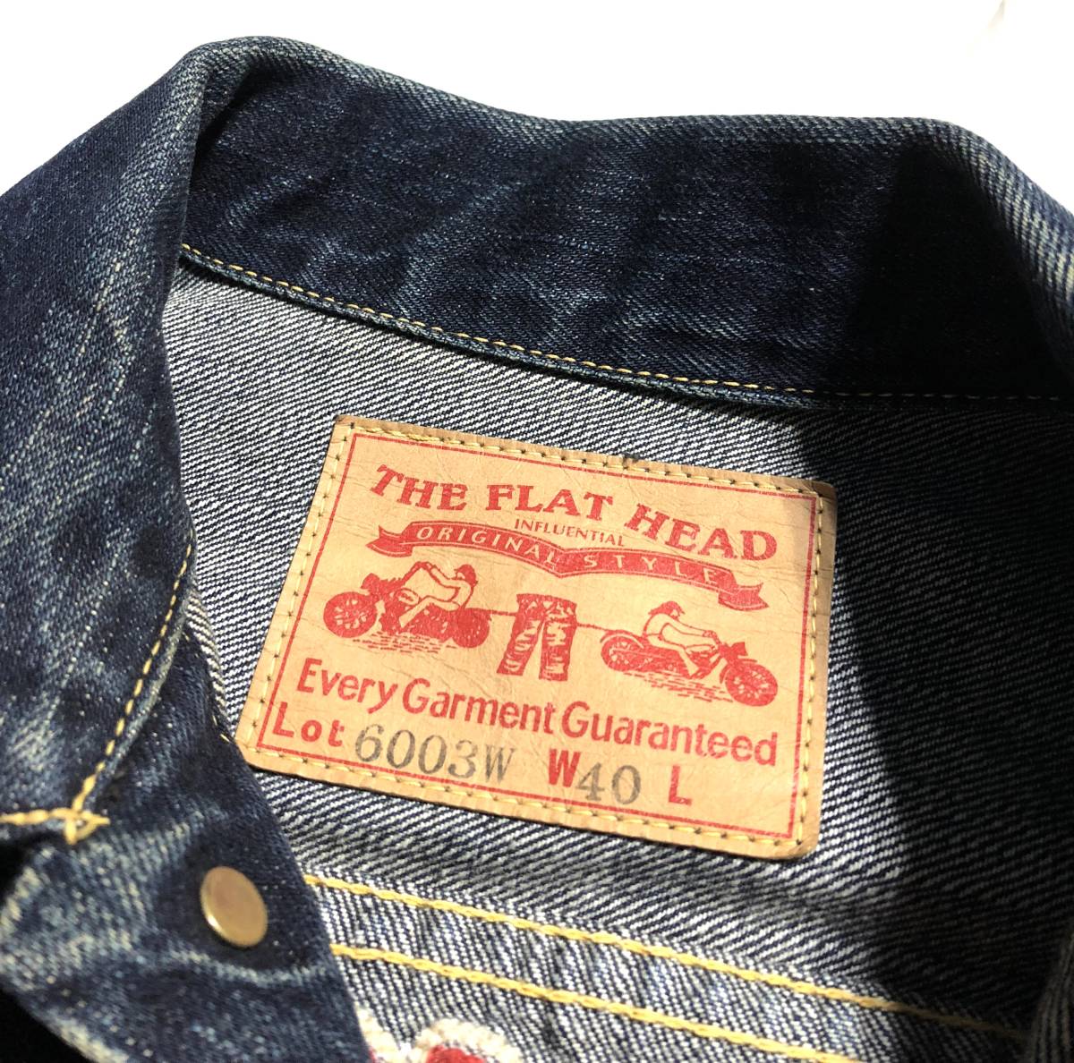 超希少 10周年記念 THE FLAT HEAD フラットヘッド デニムジャケット 40 