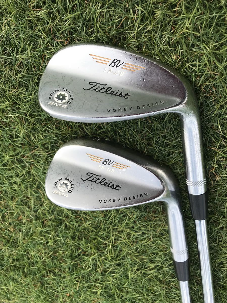 Titleist タイトリスト ボーケイ vokey SM4 58-09 52-08 2本