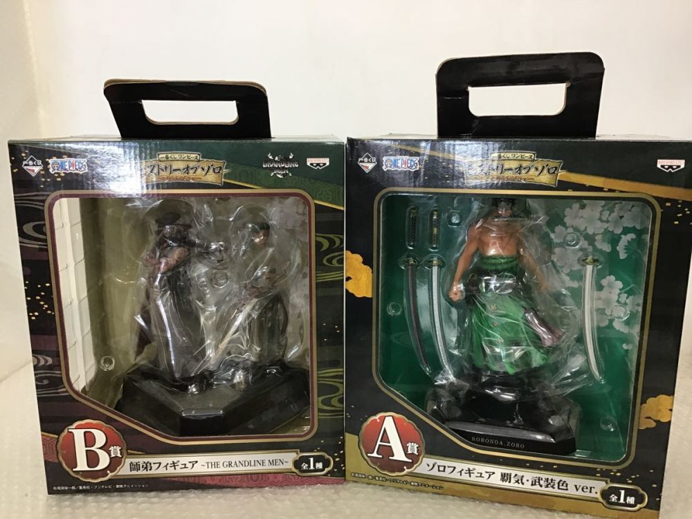 未開封 一番くじ ヒストリーオブゾロ スペシャルエディション ゾロフィギュア 覇気・武装色 Ver. 師弟フィギュア THE GRANDLINE MEN