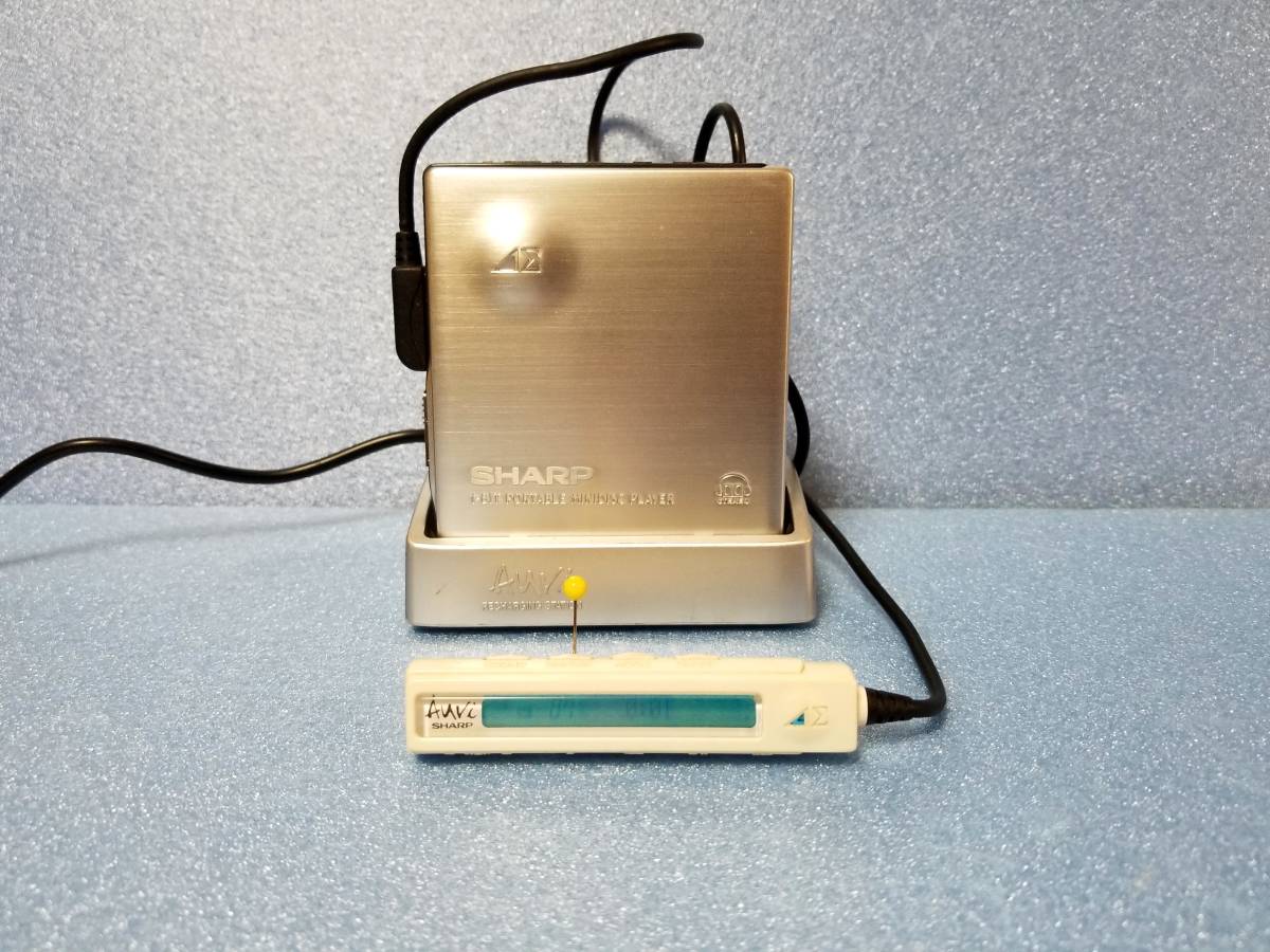 SHARP MDプレーヤー MD-DS70 ジャンク品 超激レア！SHARP 1BIT