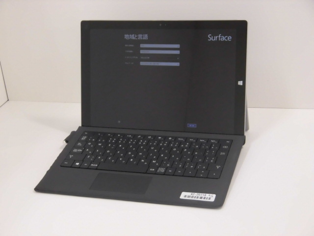 中古】SurfacePro3 128GB(Win8.1Ux64)Ci5-1.9G/4G/128G/12インチ/KB