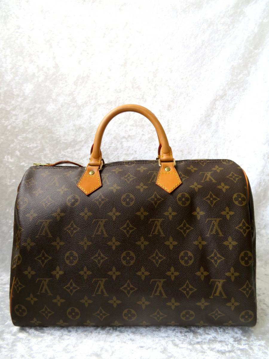 1円 ヴィトン M41524 モノグラム スピーディ35 バッグ DK682 1円 1円