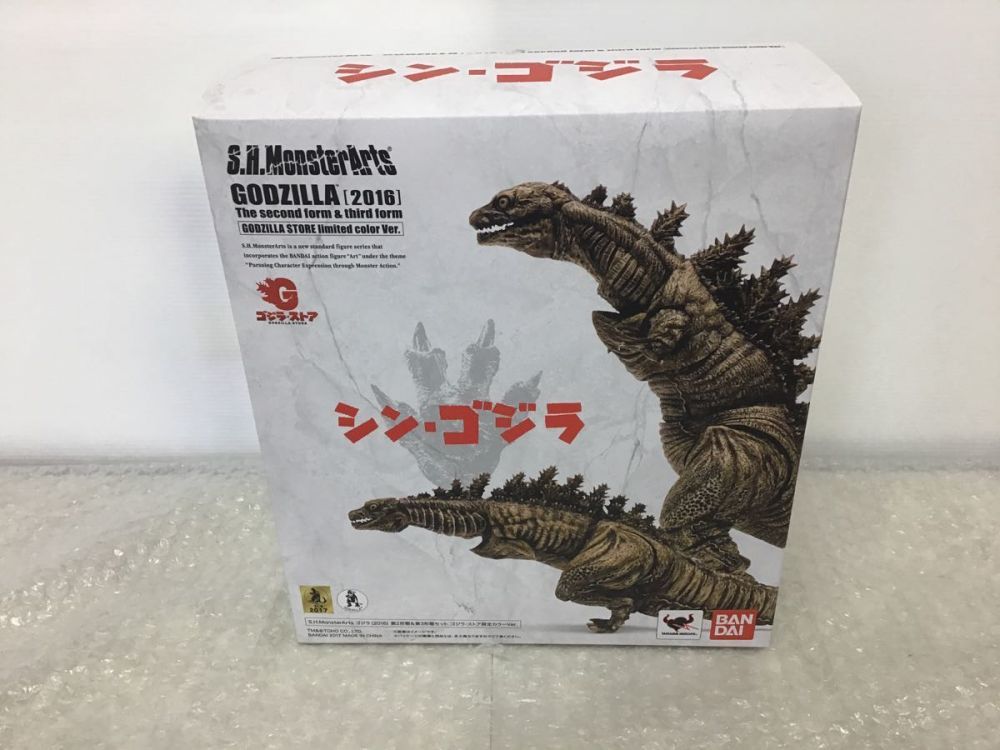 S.H.Figuarts 真骨彫 クウガ マイティフォーム　初期ver バンダイ S.H.MonsterArts シン・ゴジラ ゴジラ（2016）第2形態&第3