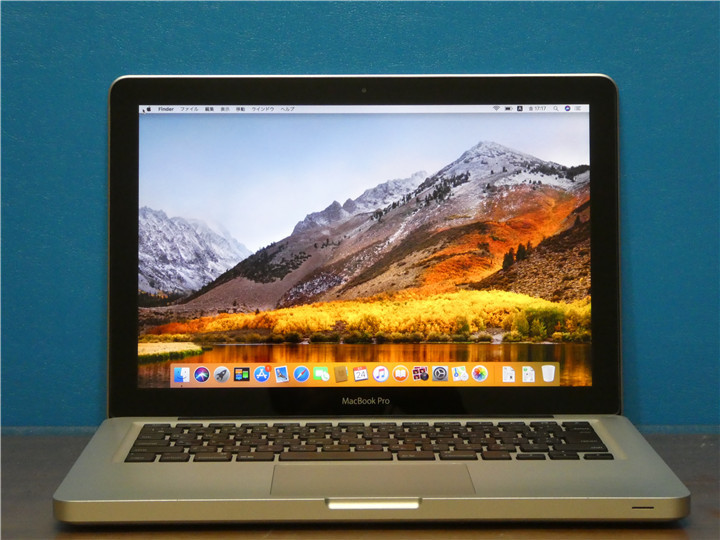 中古 Apple 　Macbook Pro A1278 Core2　P8600　 4GB　500GB　　OS　10.13.6　 　　13Wノートブック　動作品