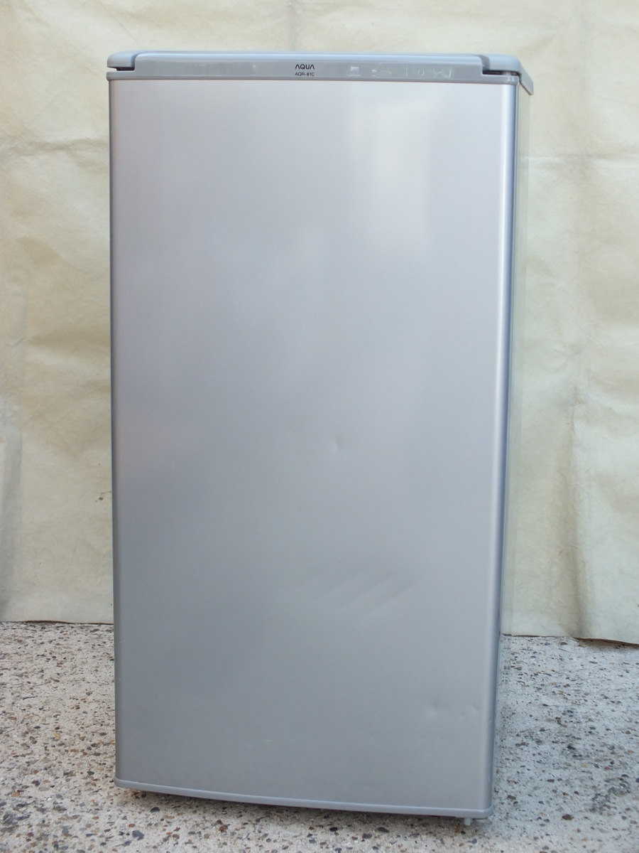アクア 冷蔵庫 AQUA 75L 1ドア冷蔵庫 AQR-81C - 右開き 1ドア 動作良好