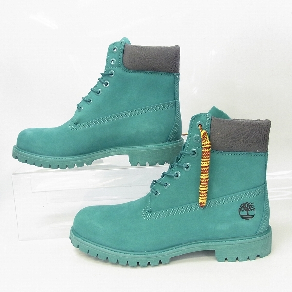 TIMBERLAND×ATOMOS ティンバーランド×アトモス 6インチブーツ ターコイズ/28.0 /UP8 Timberland ティンバーランドの名作6インチプレミアムブーツに限定デザインが登場 Timberland×atmos BOOT PREMIUM 26.5cmティンバーランド×Atmos