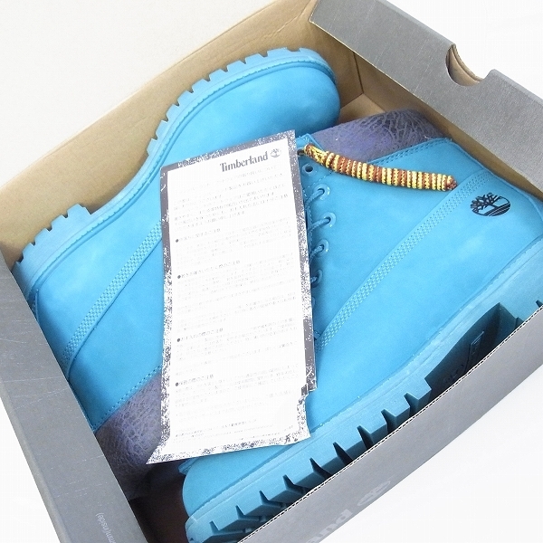 TIMBERLAND×ATOMOS ティンバーランド×アトモス 6インチブーツ ターコイズ/28.0 /UP8 Timberland ティンバーランドの名作6インチプレミアムブーツに限定デザインが登場 Timberland×atmos BOOT PREMIUM 26.5cmティンバーランド×Atmos