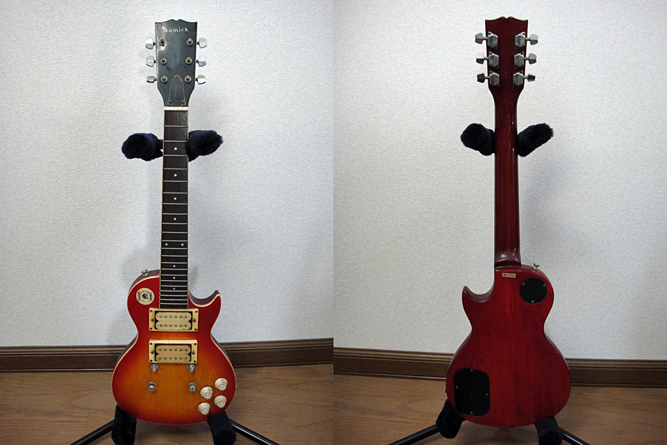 □TG0809 Samick⁄サミック エレキギター レスポールモデルジャンク品