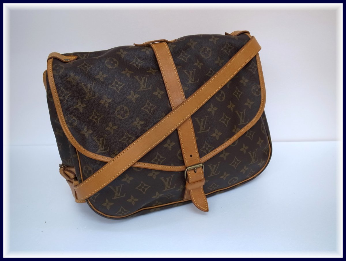 8578T【本物保証】 ルイヴィトン LOUIS VUITTON モノグラム ソミュール 