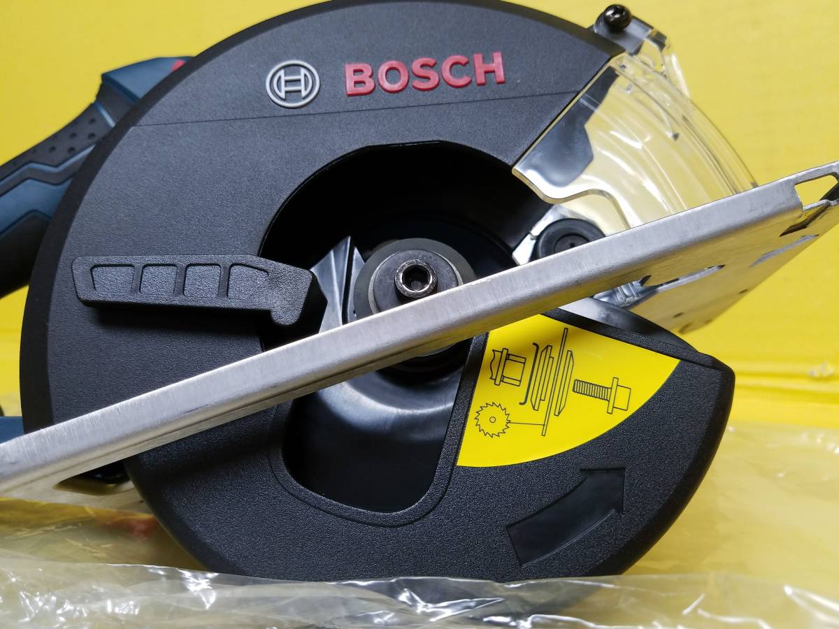 T104[10] [美品] Bosch/ボッシュ コードレス 丸ノコ GKM 18 V-LI 付属：並行ガイド・六角レンチ 本体のみ 動作・中古品