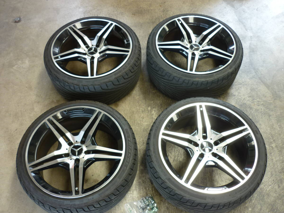 メルセデスベンツ 19インチ アルミ バリ山タイヤ 4本セット 265/30R19 