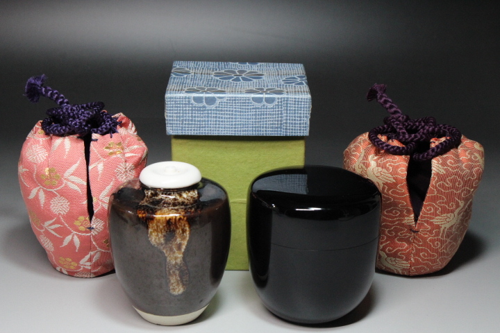 Y's Gallery】 本物保証 『中村宗悦』作 夕顔蒔絵 中棗 共箱 g855
