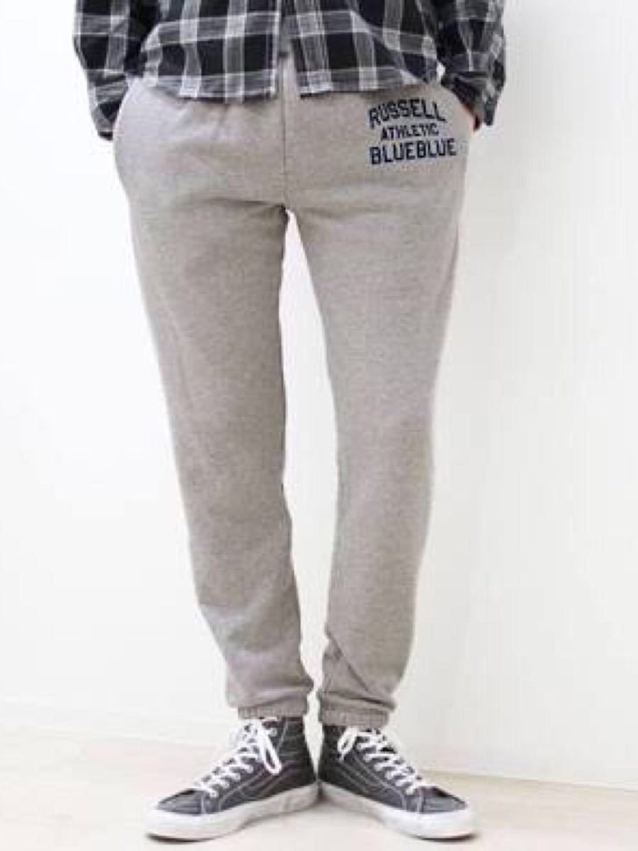 RUSSELL・BLUE BLUE USA PRINTEDスウェットパンツ ラッセル ブルーブルー