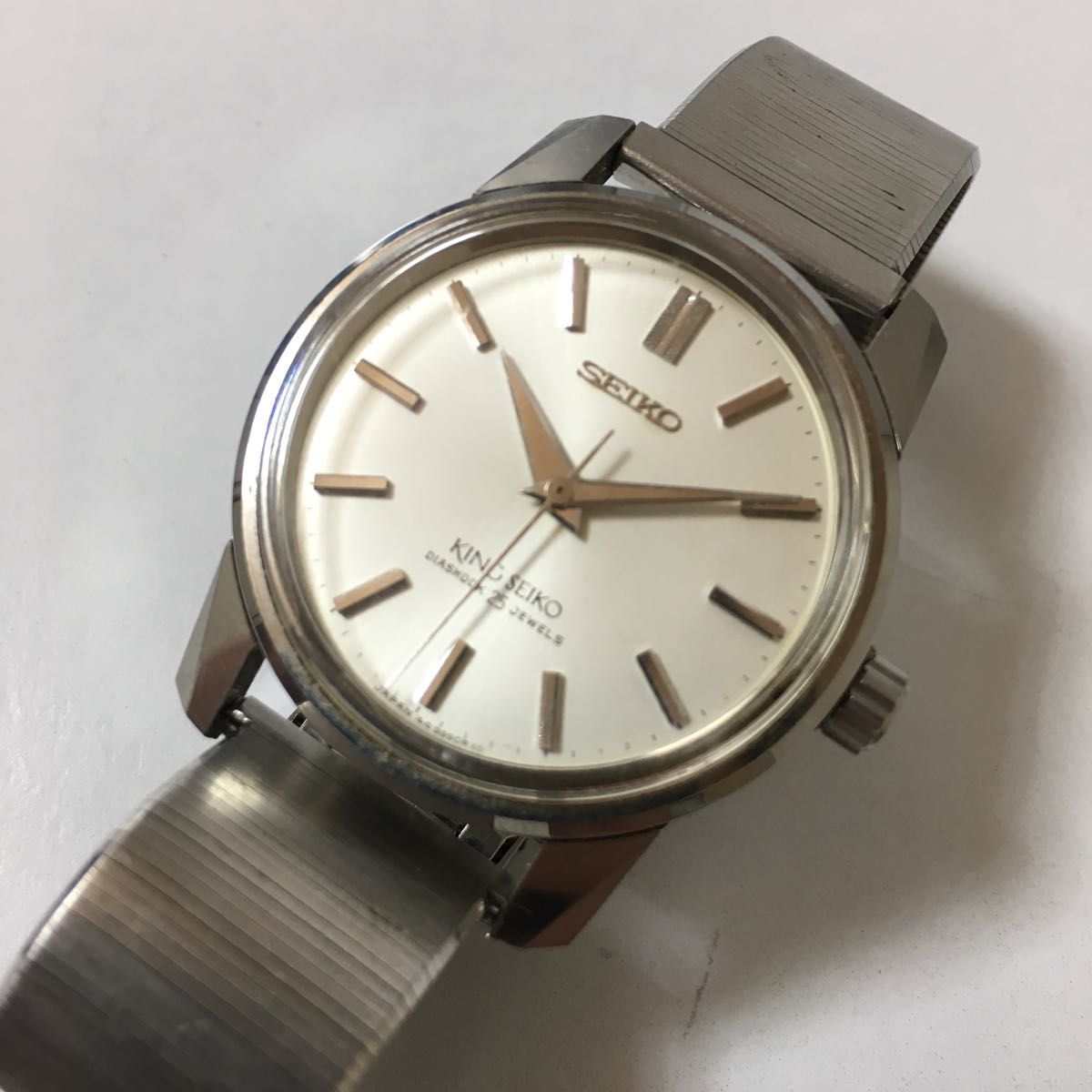 ☆必見☆ KING SEIKO キングセイコー 44-9990 25石 メンズ 腕時計 手 