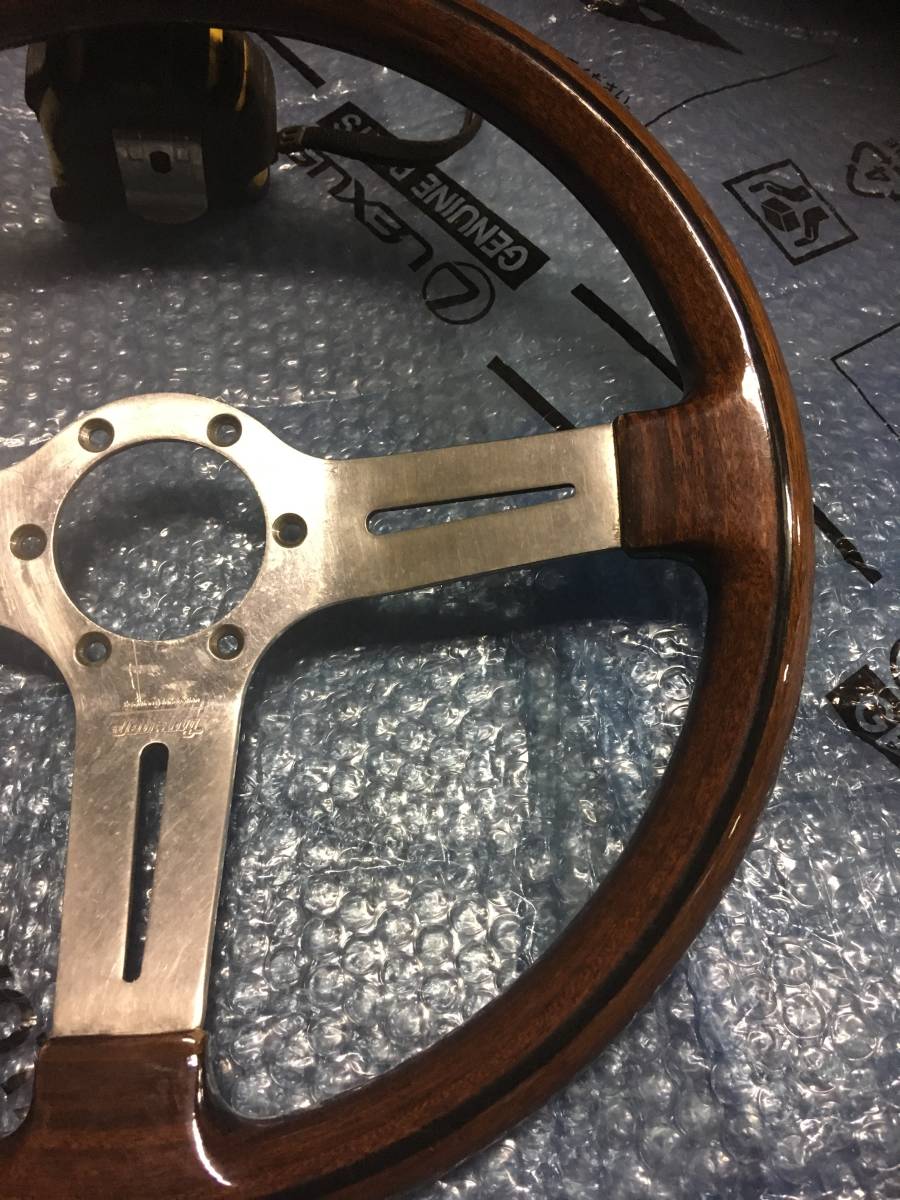☆美品セブリング Sebring ウッドステアリング 36パイ☆ カラー