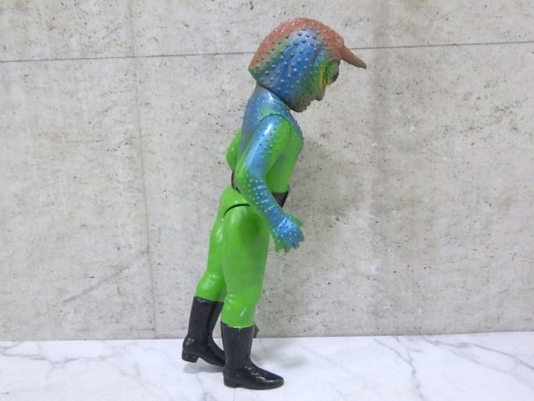 旧バンダイ 仮面ライダー カメレオン男 ソフビ 当時物