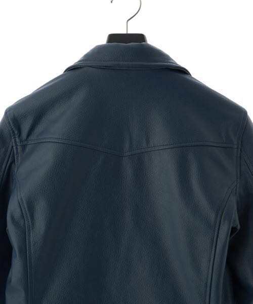 NO ID.】カウレザーライトニングダブルライダースジャケット ◇美品
