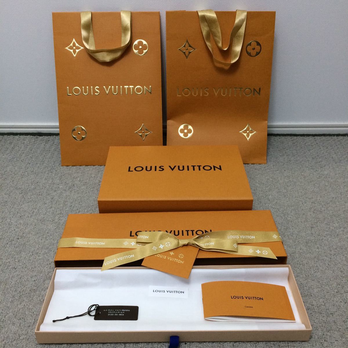 LOUIS VUITTON ルイヴィトン メンズ クラヴァット 紙袋ギフトボックス 
