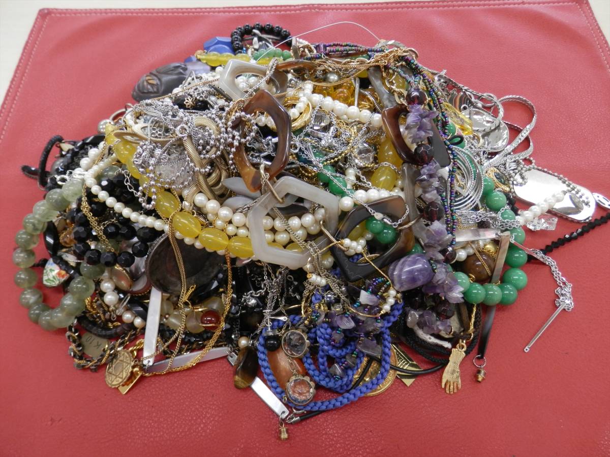 ☆ネックレス☆アクセサリー まとめて 大量 約3kg アメジスト 翡翠 