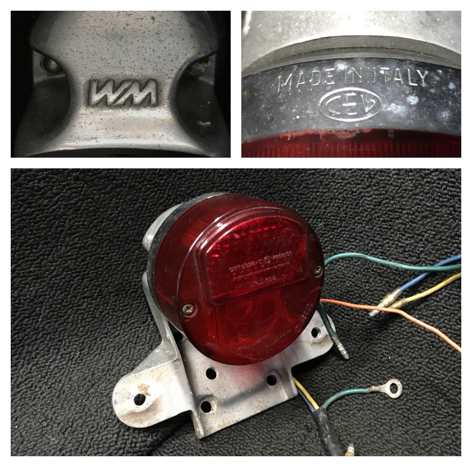mt) WM テールランプCEVタイプ 中古当時物/SR400.SR500.GB250.GB400
