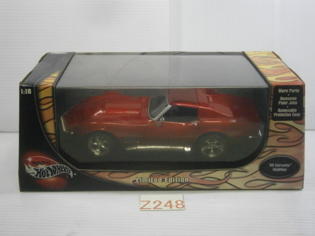 Z248 大きい1/18 コルベットスティングレイ アイアンバンパー メタルコレクション '69 Corvette Modefied