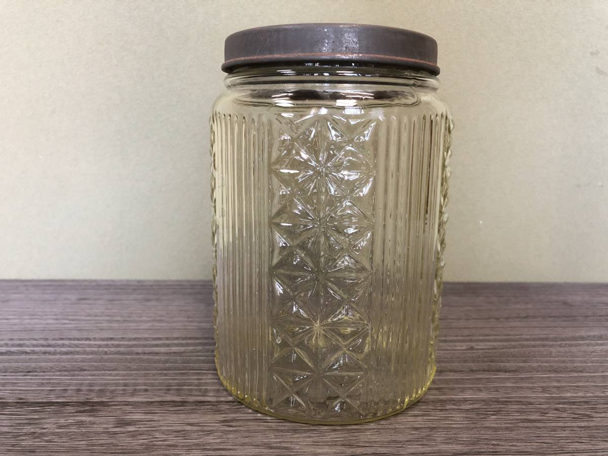 新作入荷，得価 昭和レトロ 和製アールデコ あめや瓶 飴屋瓶 砂糖瓶 プラスガラス アールデコ文様(ガラス)｜売買されたオークション情報、yahooの商品情報をアーカイブ公開 - オークファン その他