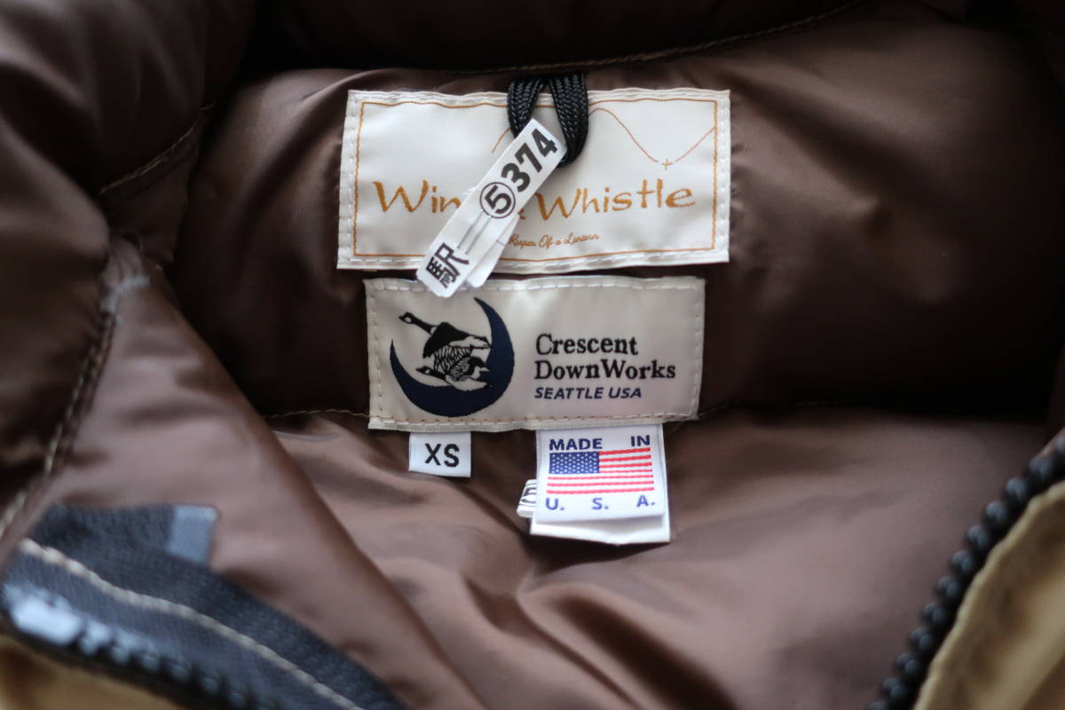 ☆Crescent Down Works North by Northwest NBNW タン×ブラウン XS