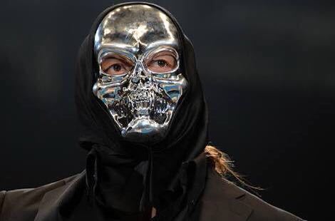 内藤哲也 入場用マスク ロスインゴ 初期タイプ シルバー BUSHI EVIL