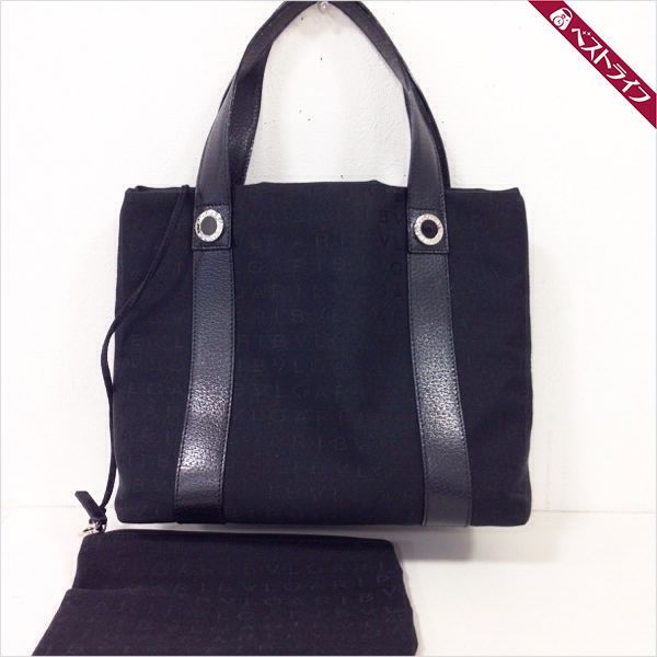 1円 本物 ブルガリ ロゴマニア ハンドバッグ ポーチ付き 黒系 1円 本物 ブルガリ ロゴマニア ハンドバッグ ポーチ付き 黒系