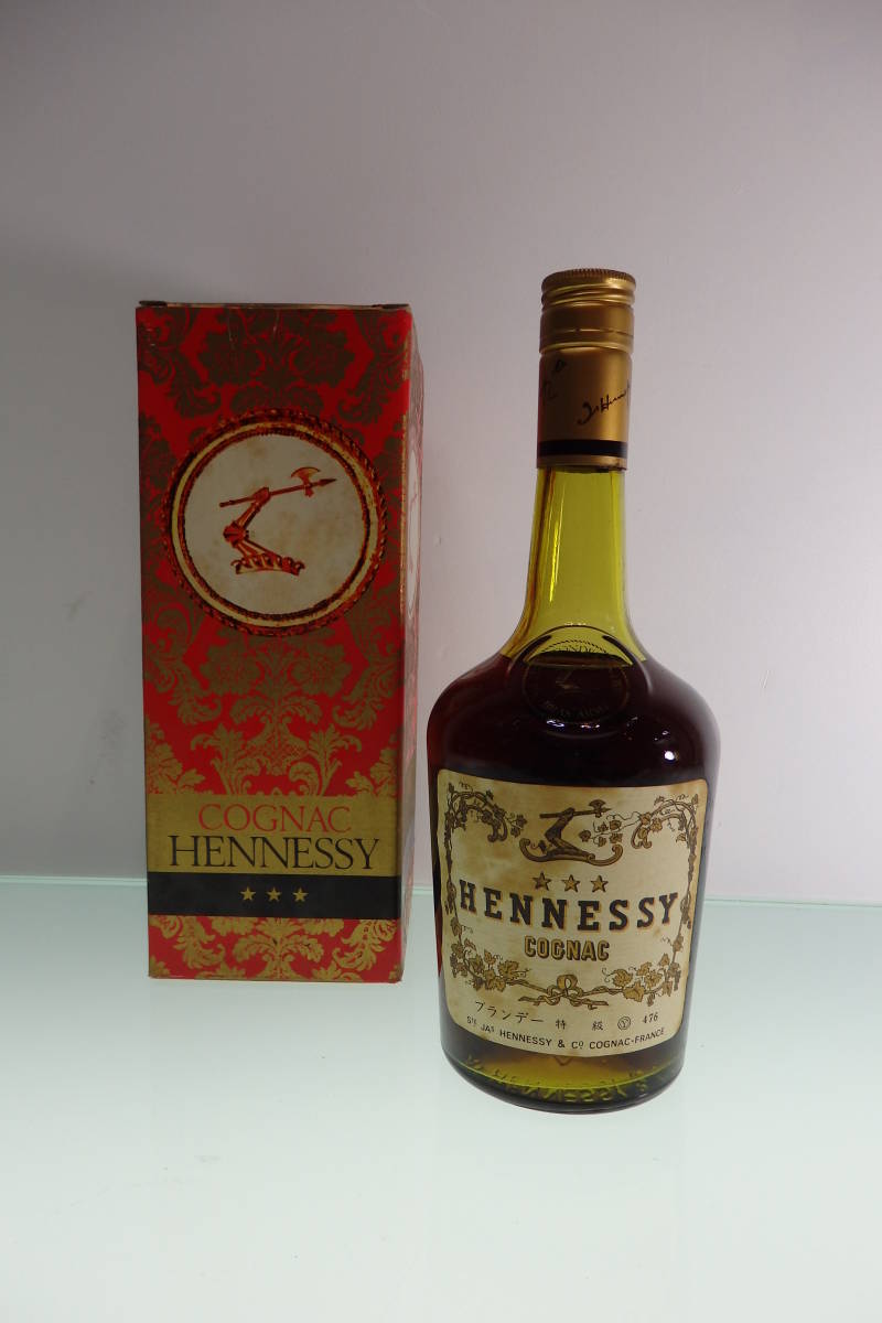 古酒 未開栓 ヴィンテージ 60～70年代物 HENNESSY COGNAC ヘネシー